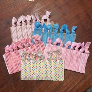 Elastic hair ties - set of 40